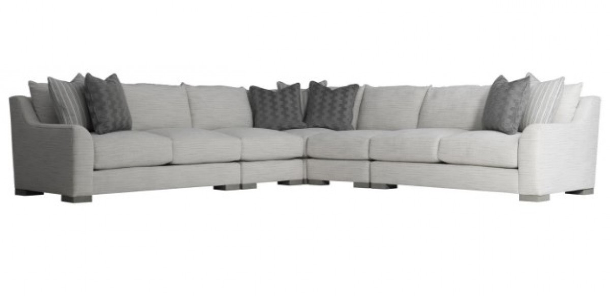Gabi Sectional: Left Arm Loveseat, 2 Armless Chairs, Corner, and Right Arm Loveseat | Highlight image
