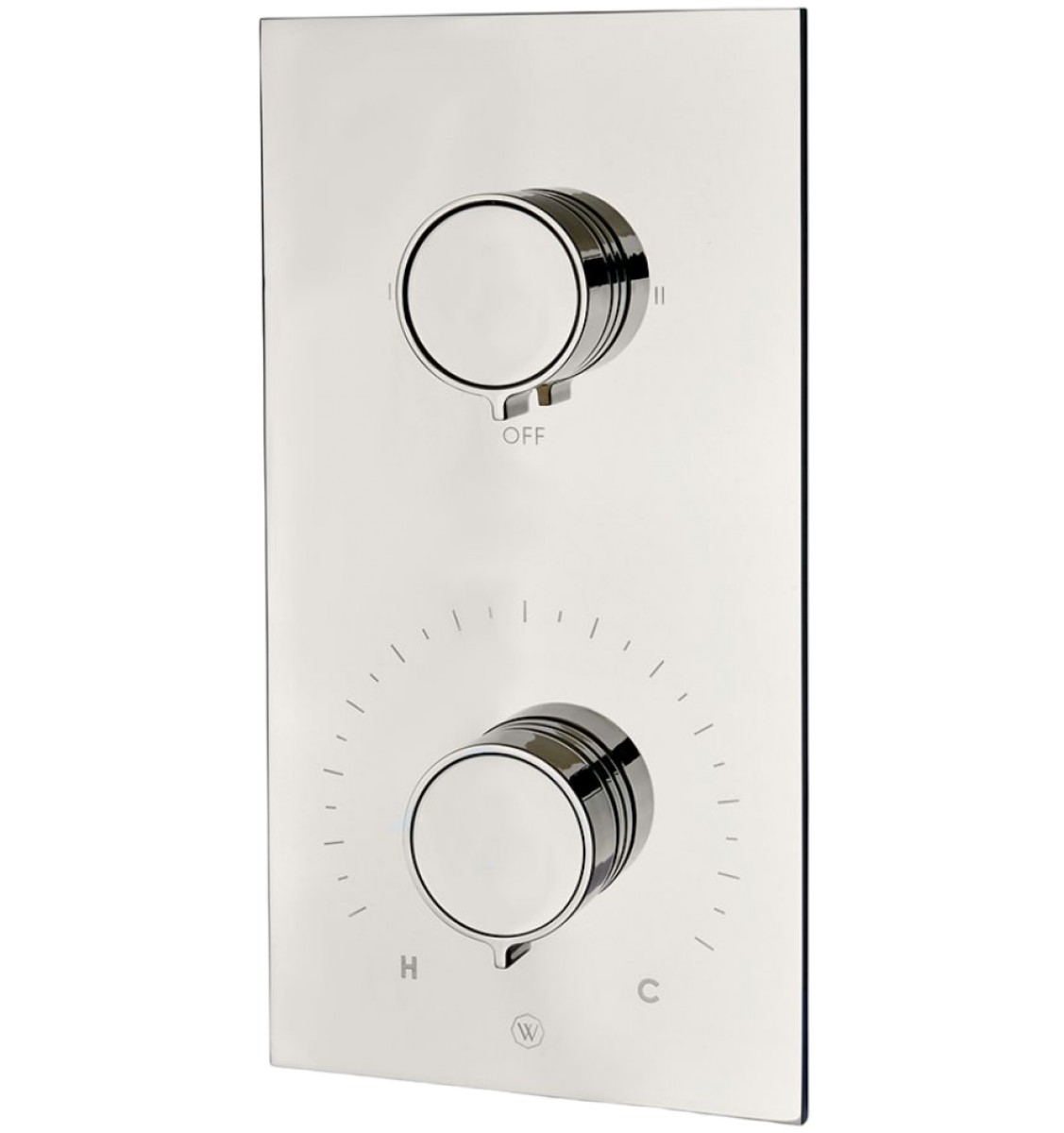 Bond Solo Series Integrated Thermostatic and Two Way Diverter Trim with Knob Handles