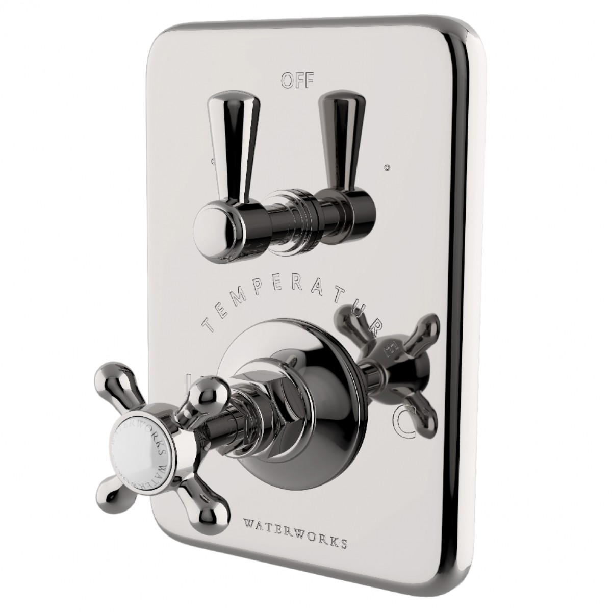 Highgate Integrated Thermostatic and Diverter Trim with Cross Handle