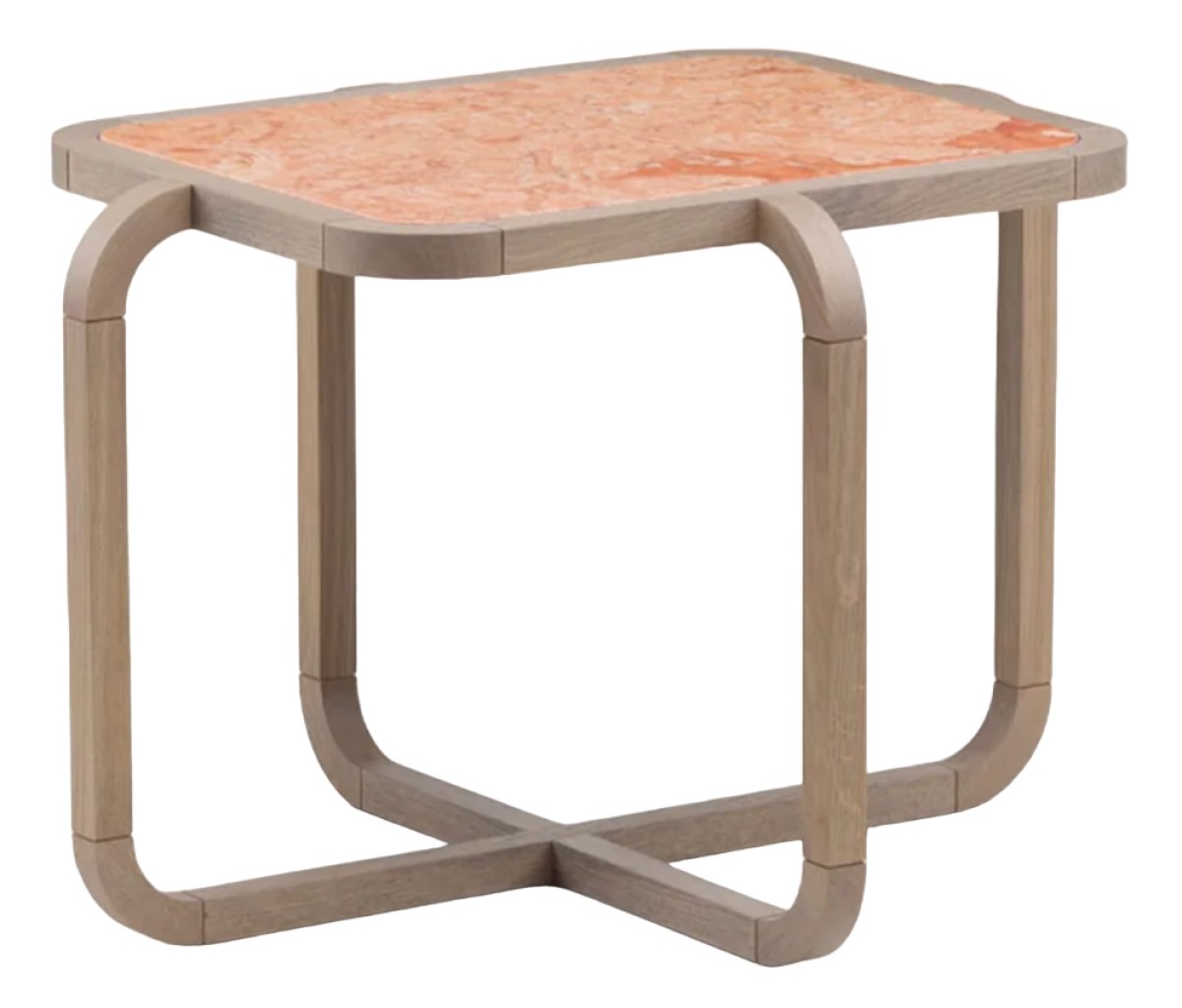 Alpha Side Table With Stone Top