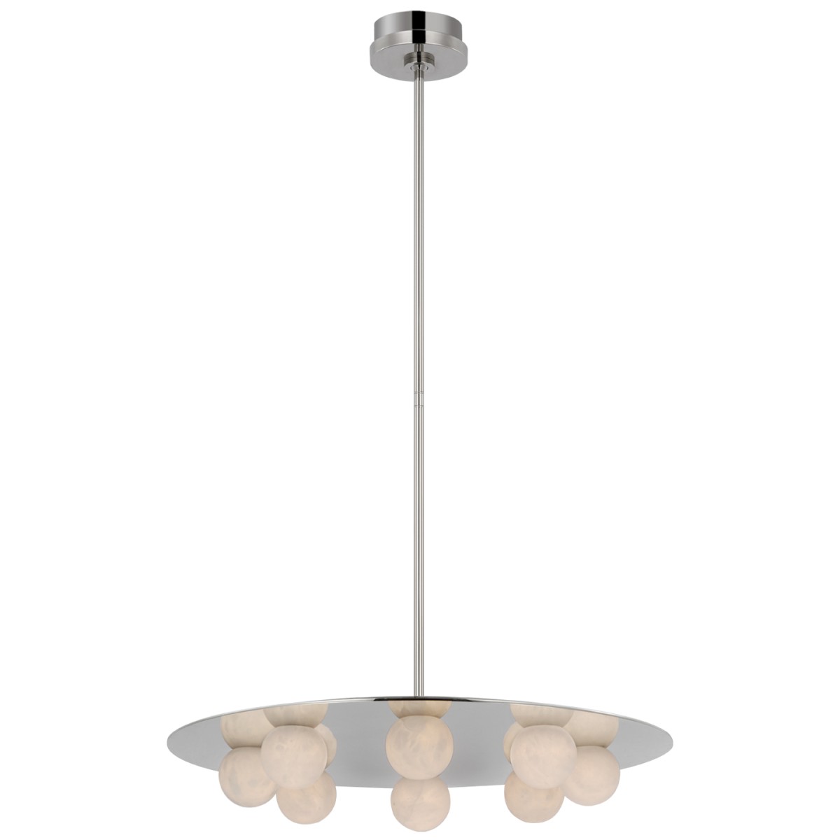 Pertica 24" Eight Light Chandelier with Alabaster