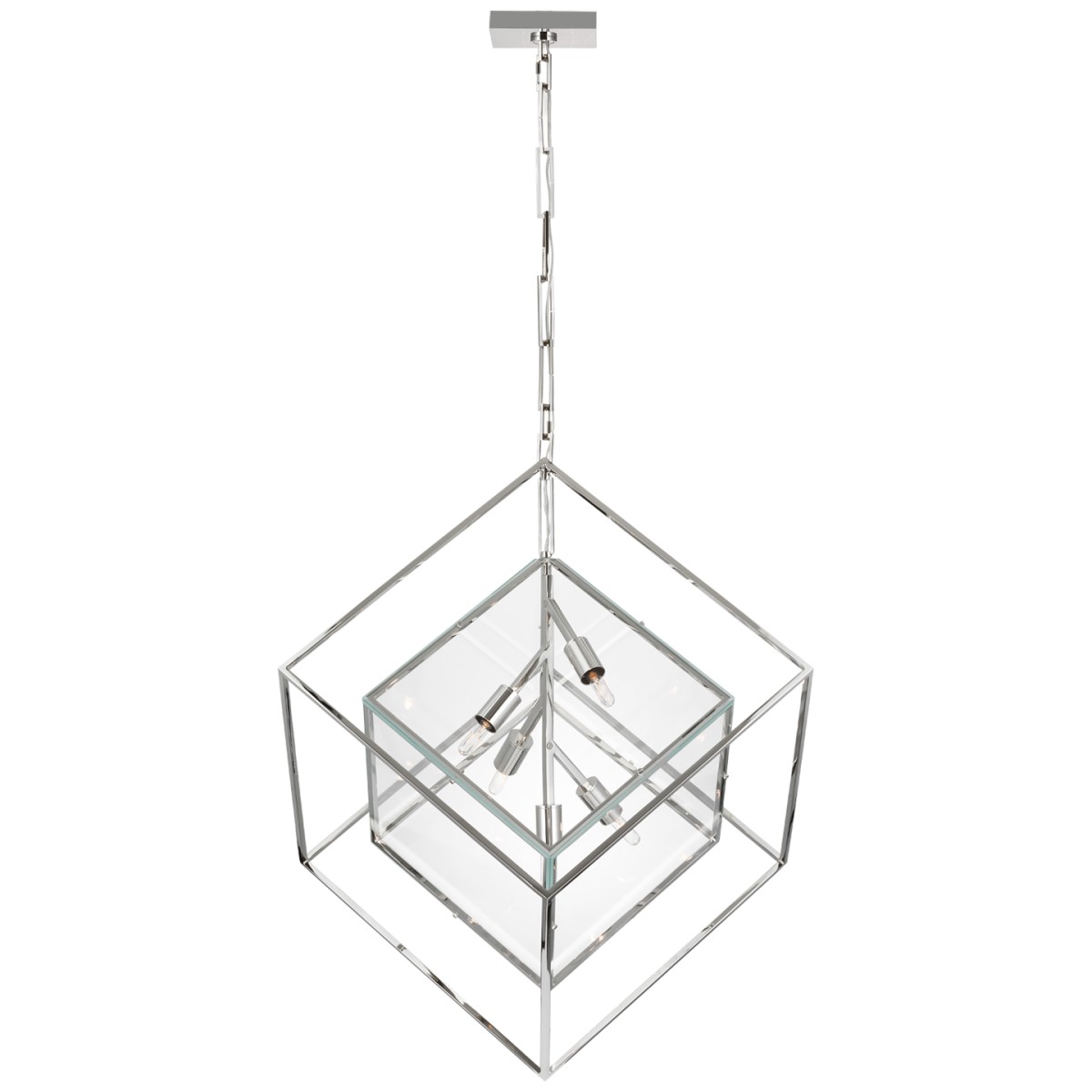 Cubed X-Large Pendant with Clear Glass