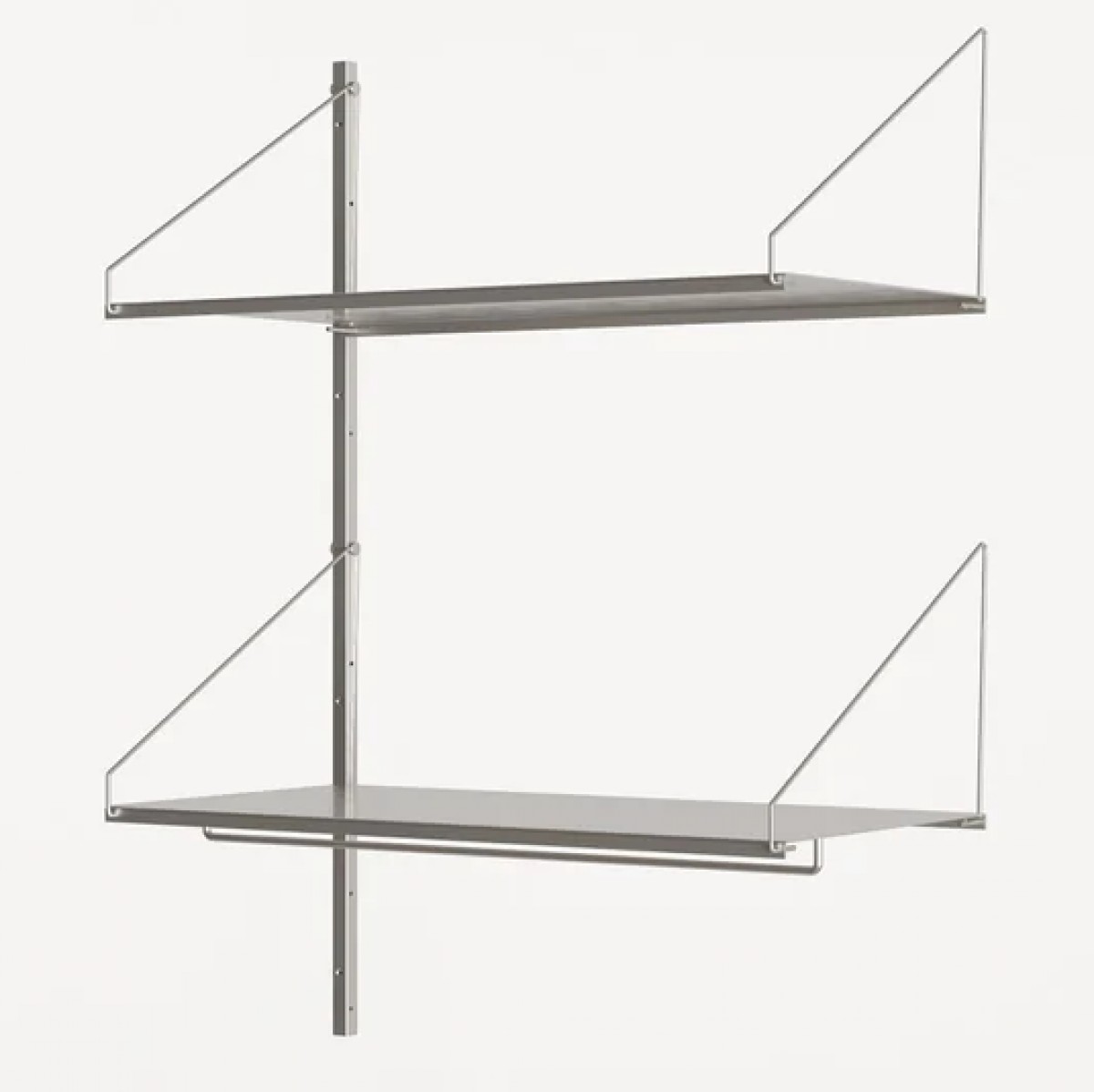 Shelf Library Stainless Steel H1084 - Hanger Add-On Section
