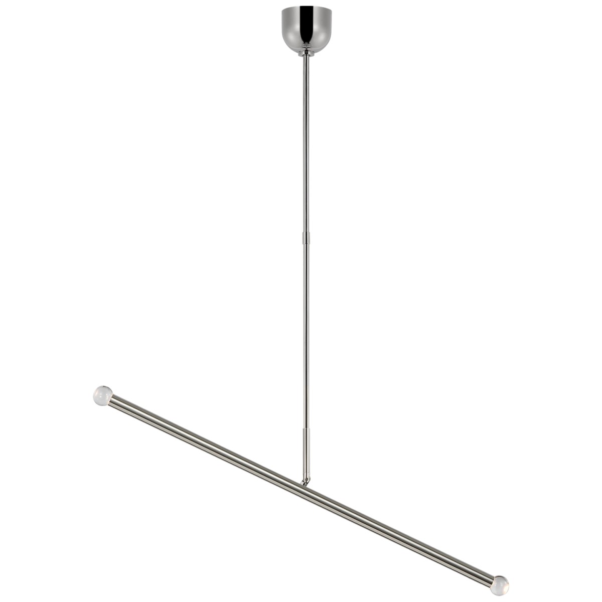 Rousseau Large Articulating Linear Chandelier (Orb Shape)