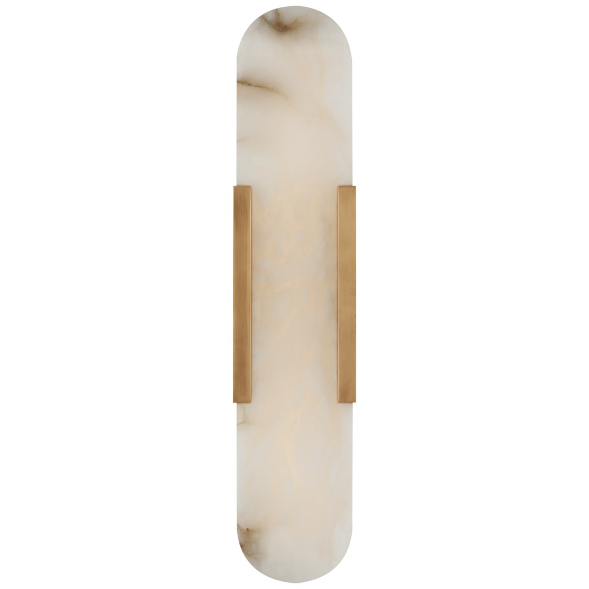 Melange 20" Elongated Sconce with Alabaster