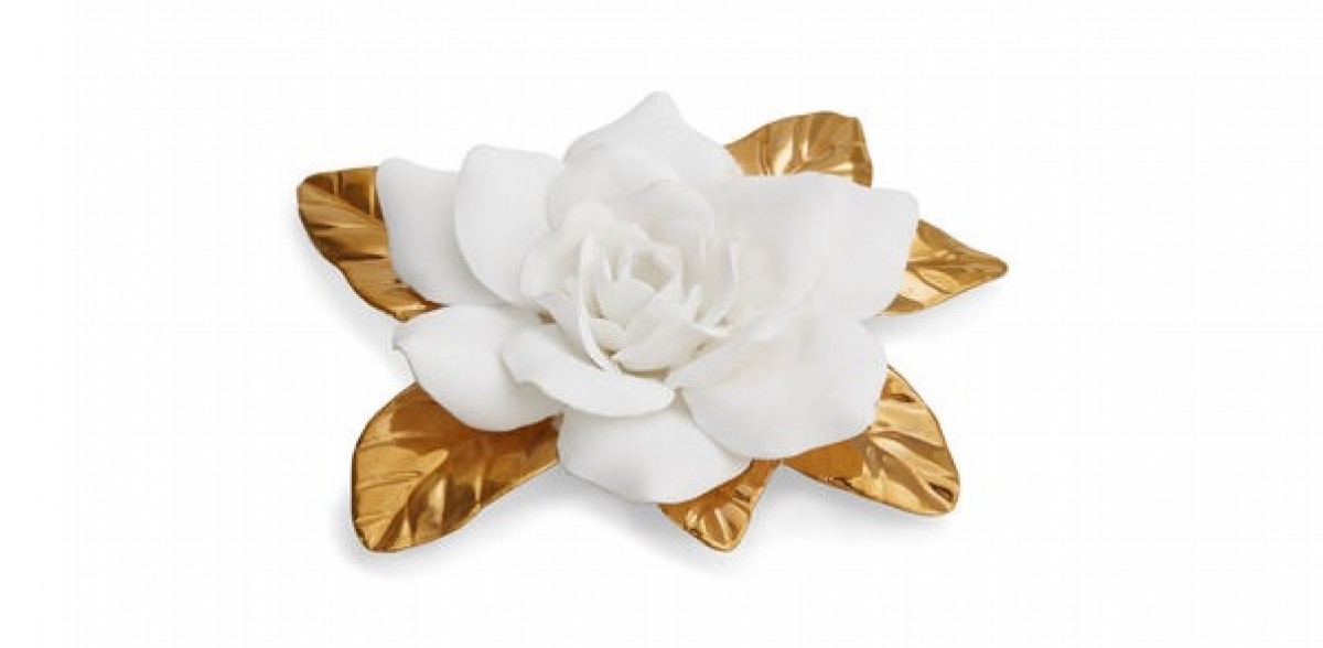 Porcelain Gilded Gardenia