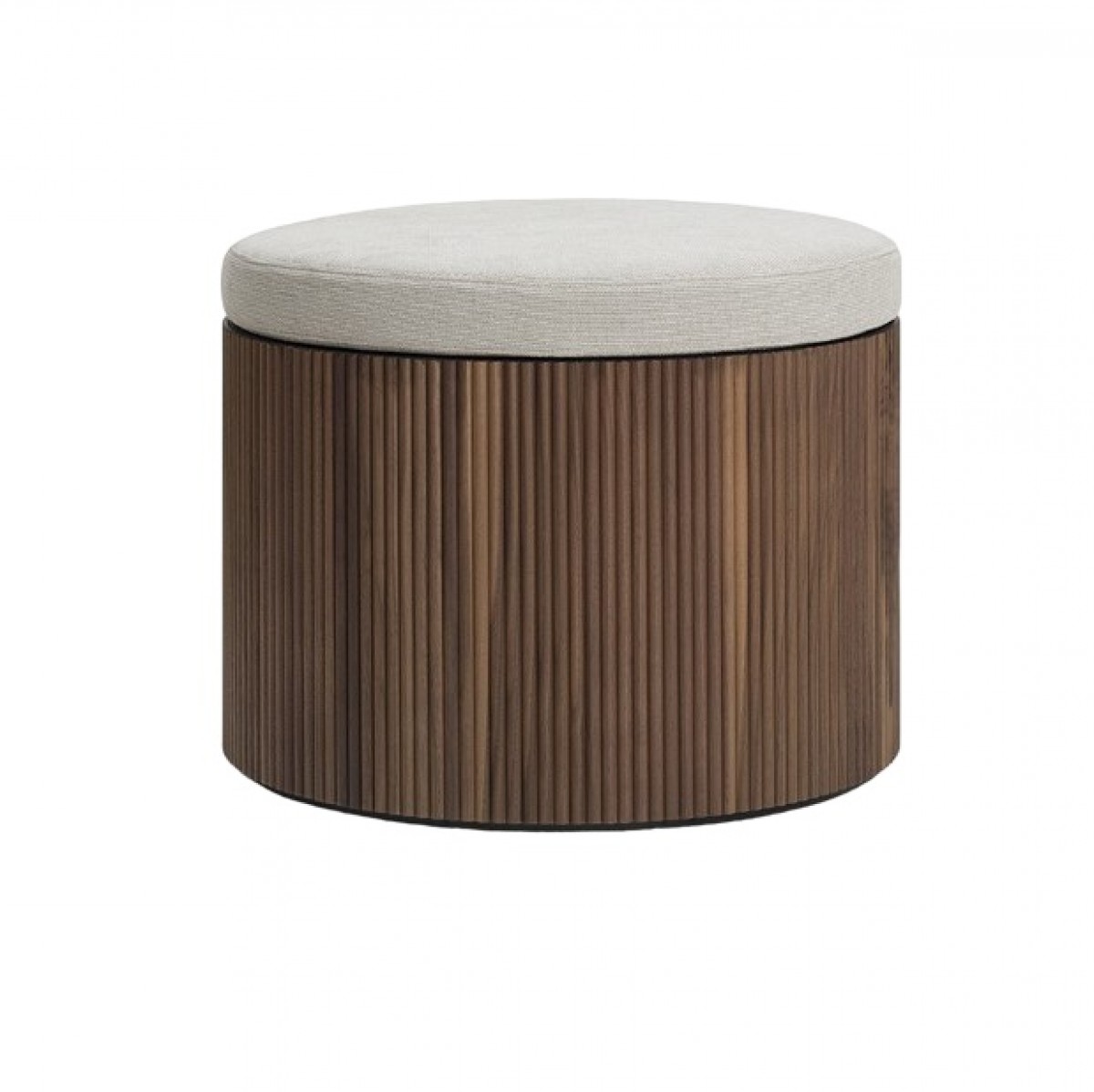 Drum Coffee Table with Sitting Cushion