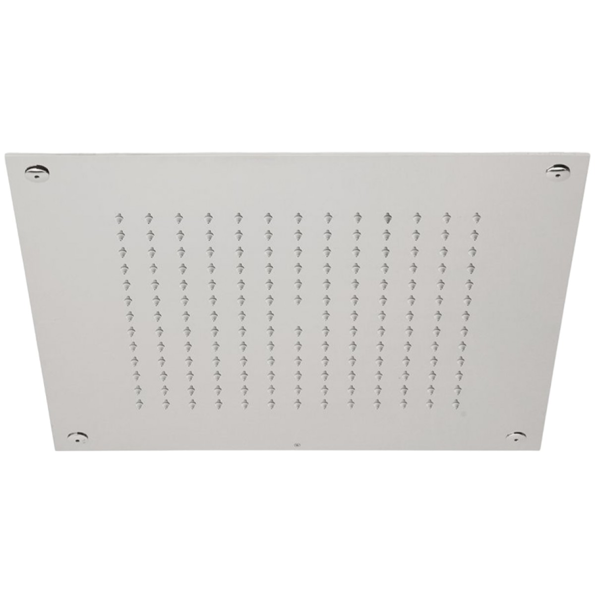 Universal Recessed 15" Square Rain Showerhead with Square Spray Pattern