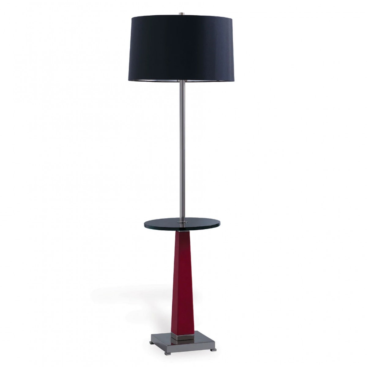 Cairo Red Floor Lamp with Table