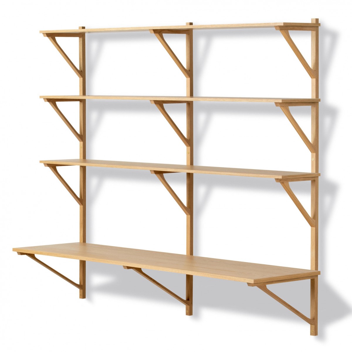 BM29 Shelf - 2 Compartments, 3 Shelves and Desk Shelf