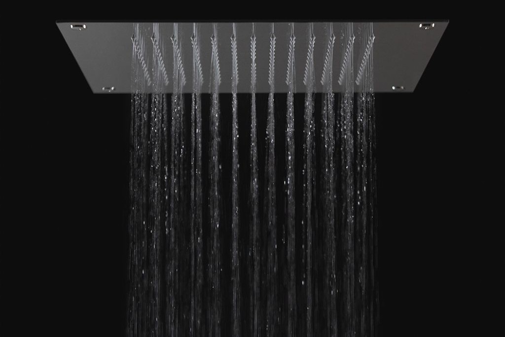 Universal Recessed 15" Square Rain Showerhead with Square Spray Pattern | Highlight image 1