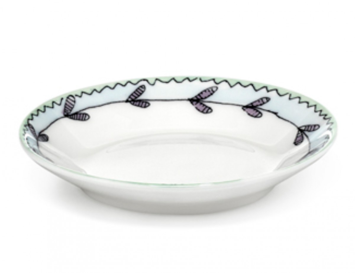 Midnight Flowers Side Plate Blossom Milk | Highlight image