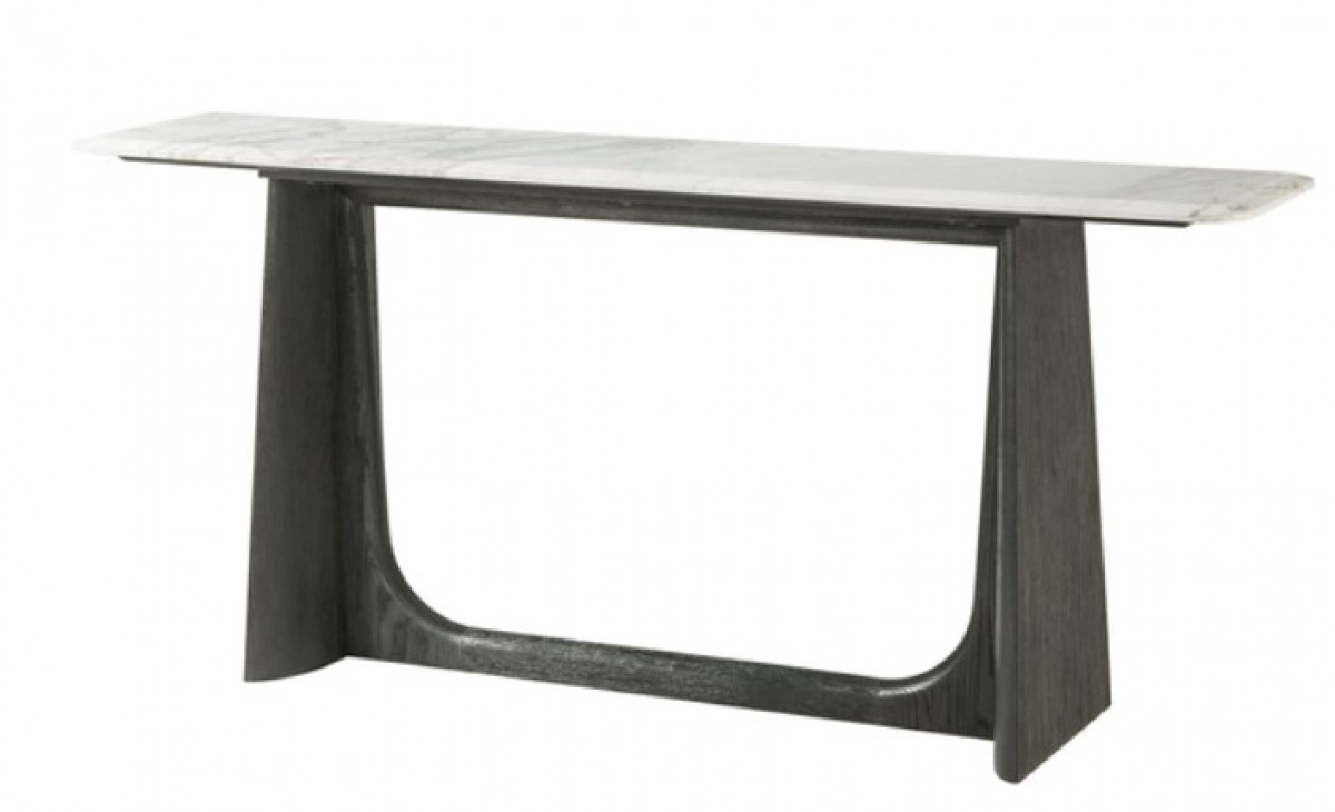 Repose Wooden Console Table - Marble Top | Highlight image
