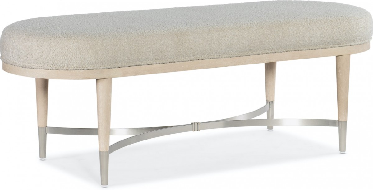 Nouveau Chic Upholstered Bench