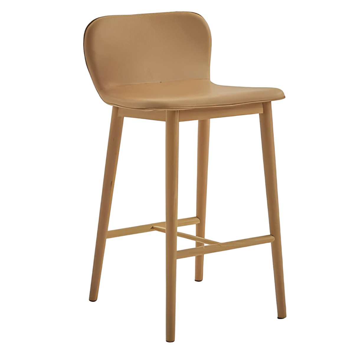 Puddle Bar Stool - Upholstered Seat and Back | Highlight image