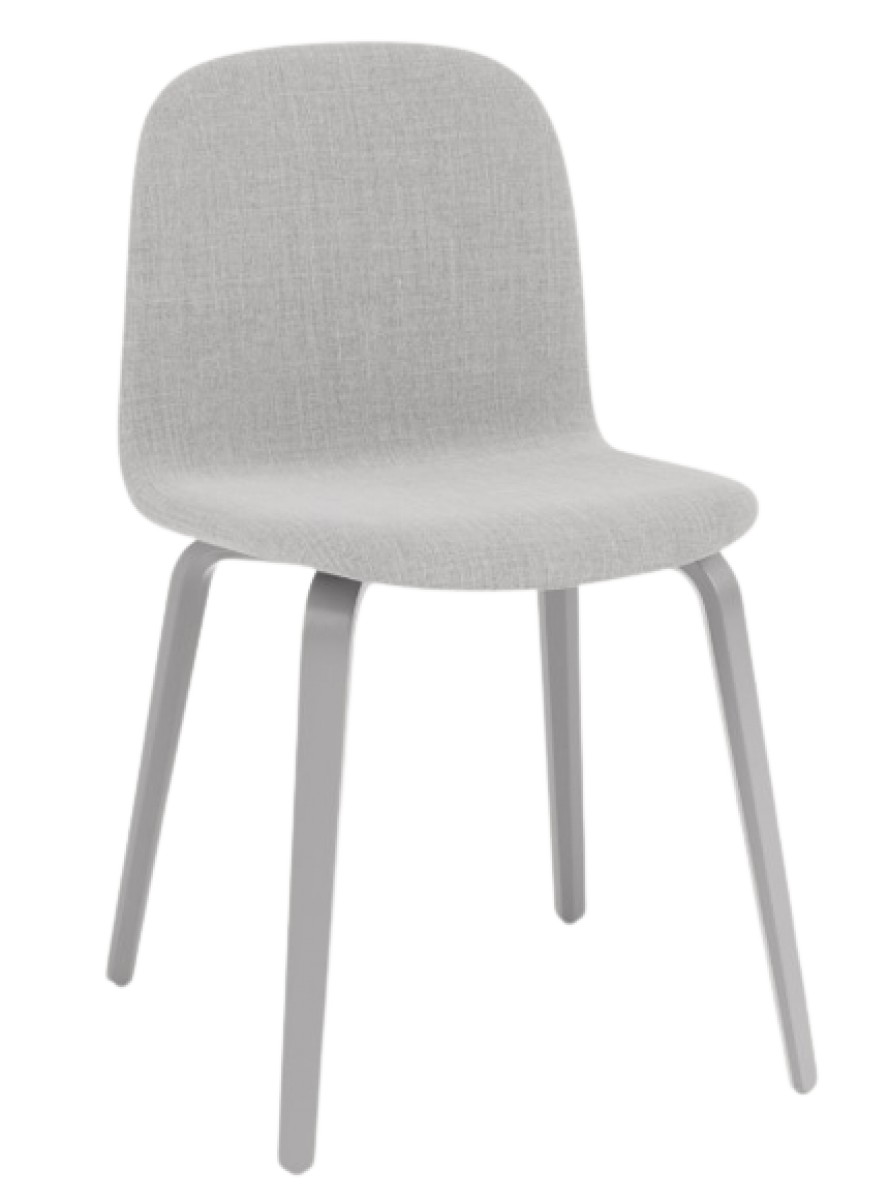 Visu Chair / Wood Base (Upholstered Seat)