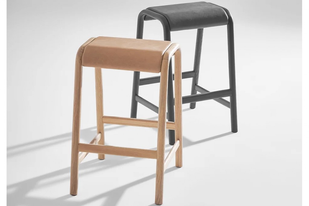 Aha Low Stool, Upholstered Seat | Highlight image 1