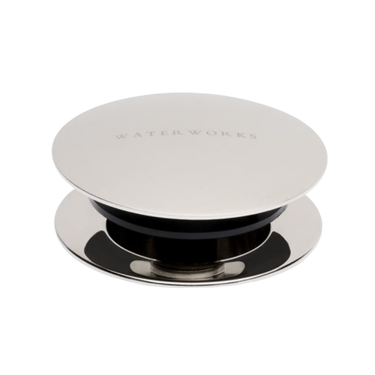 Universal Push-Touch Tub Drain and Docking Station without Overflow | Highlight image