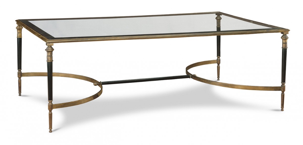 Arbois Rectangular Cocktail Table With Glass Top | Highlight image