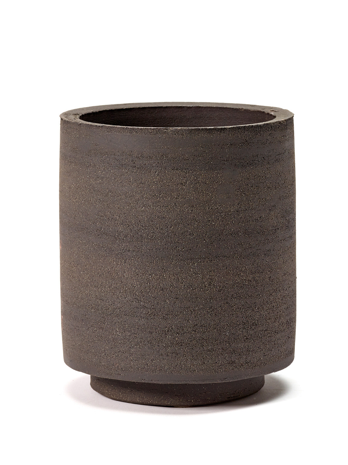 Terracotta Pot Cylinder Zwart Black