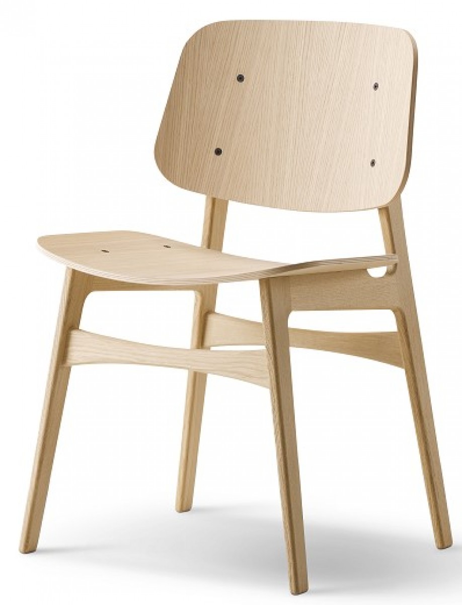 Søborg Wood Base Chair- Wooden Seat