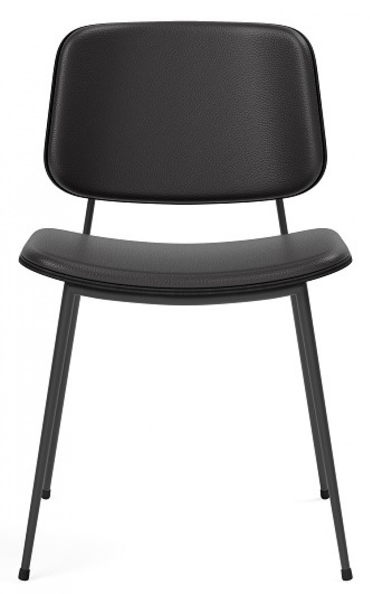 Søborg Metal Base Chair - Front Upholstered