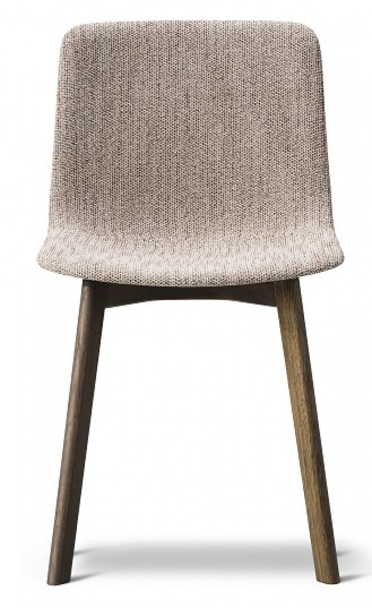 Pato Wood Base Chair - Fully Upholstered