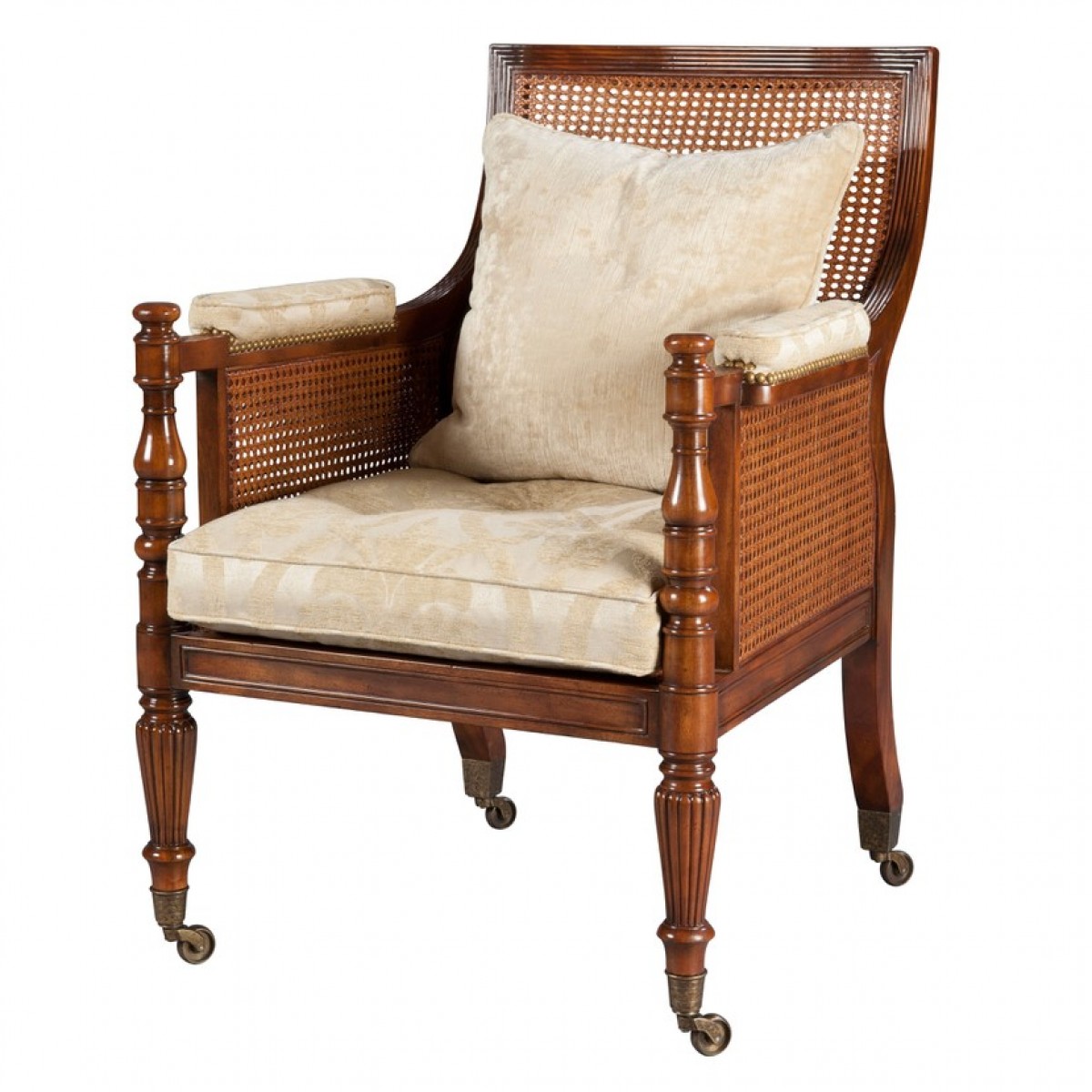 Regency Library Bergere Accent Chair