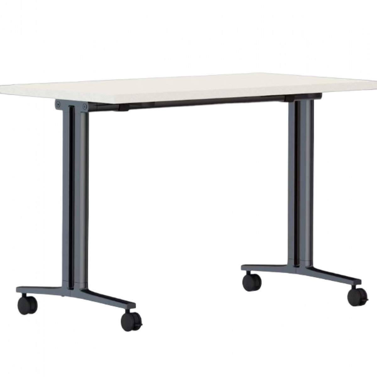 Everywhere Flip-Top Rectangular Table, T Leg