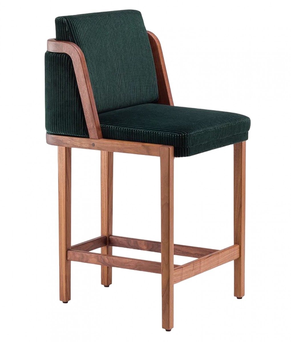 Throne Breakfast Bar Stool with Upholstered