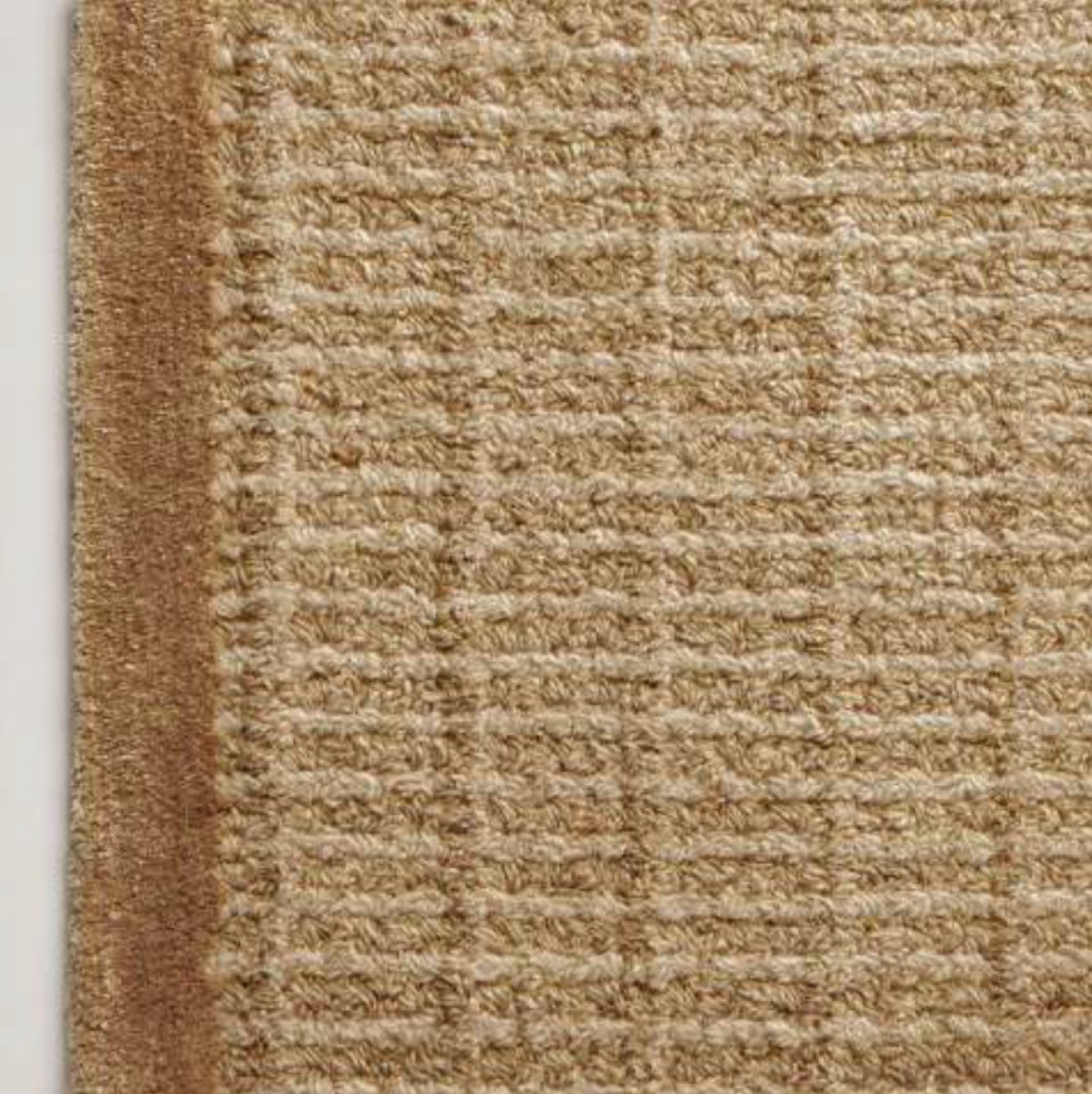 Crosshatch Golden Rug