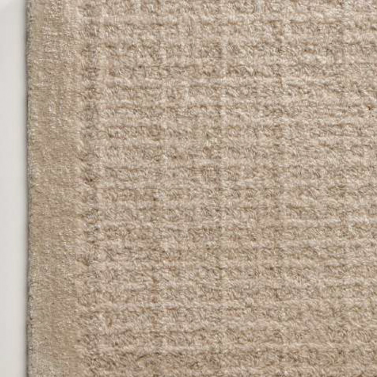 Crosshatch Salt Rug