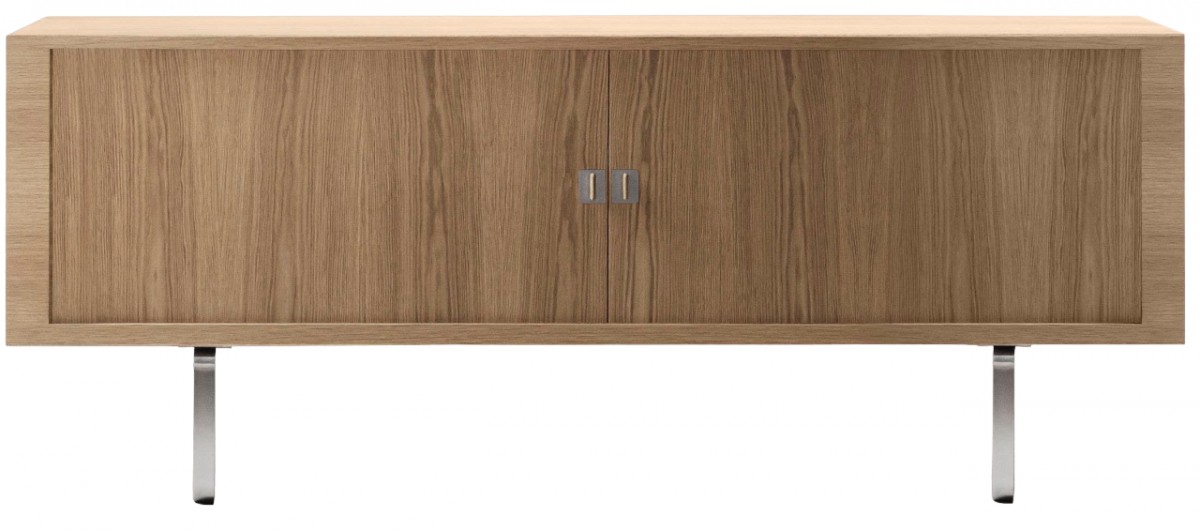 CH825 Credenza - Stainless Steel Base