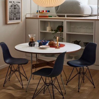 Nelson Swag Leg Dining Table with Round Top | Highlight image 2