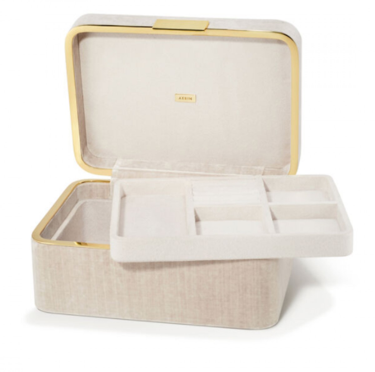 Beauvais Velvet Jewelry Box Aerin CHANINTR