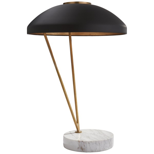 Miramar Table Lamp with Antique-Burnished Brass Shade