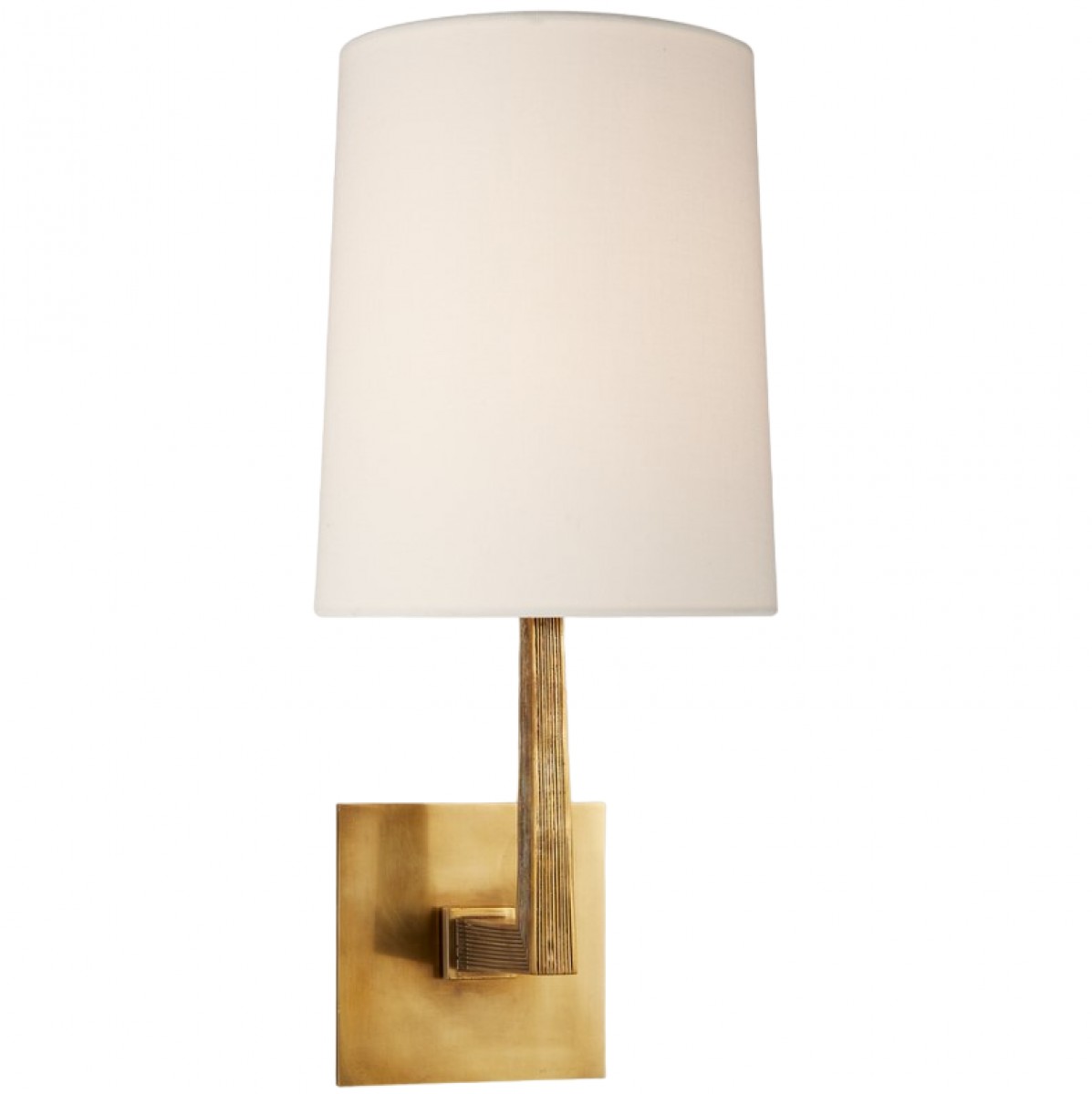 Ojai Medium Single Sconce with Linen Shade