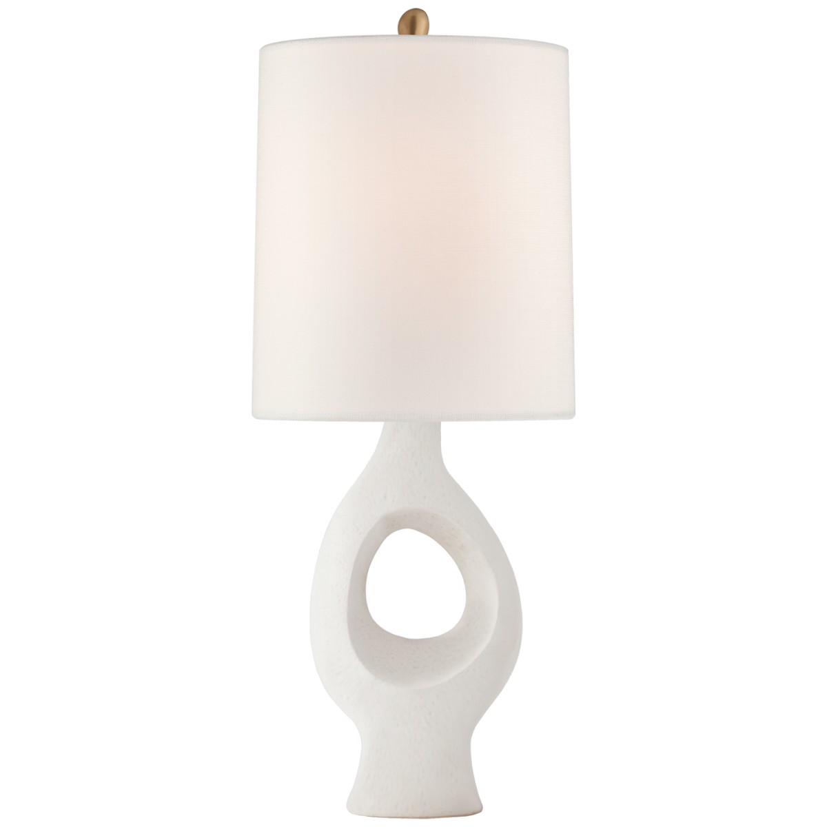 Capra Medium Table Lamp with Linen Shade