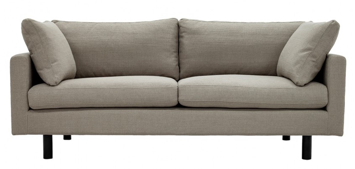 Nova V1 Sofa: 2.5 Seater, 2 Parts (Fixed Cover) with 2 Scatter Cushions