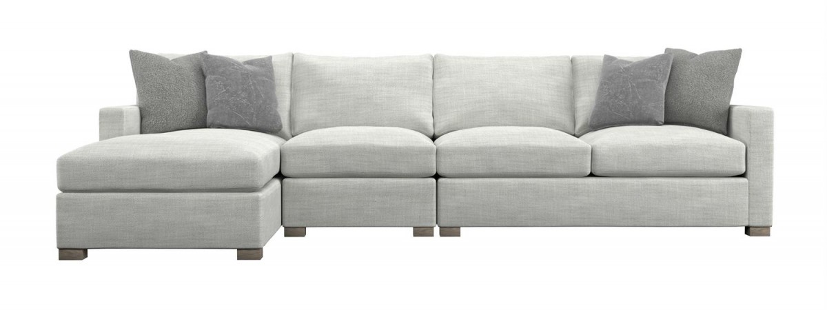 Kelsey Sectional: Left Arm Chaise, Armless Chair, and Right Arm Loveseat | Highlight image