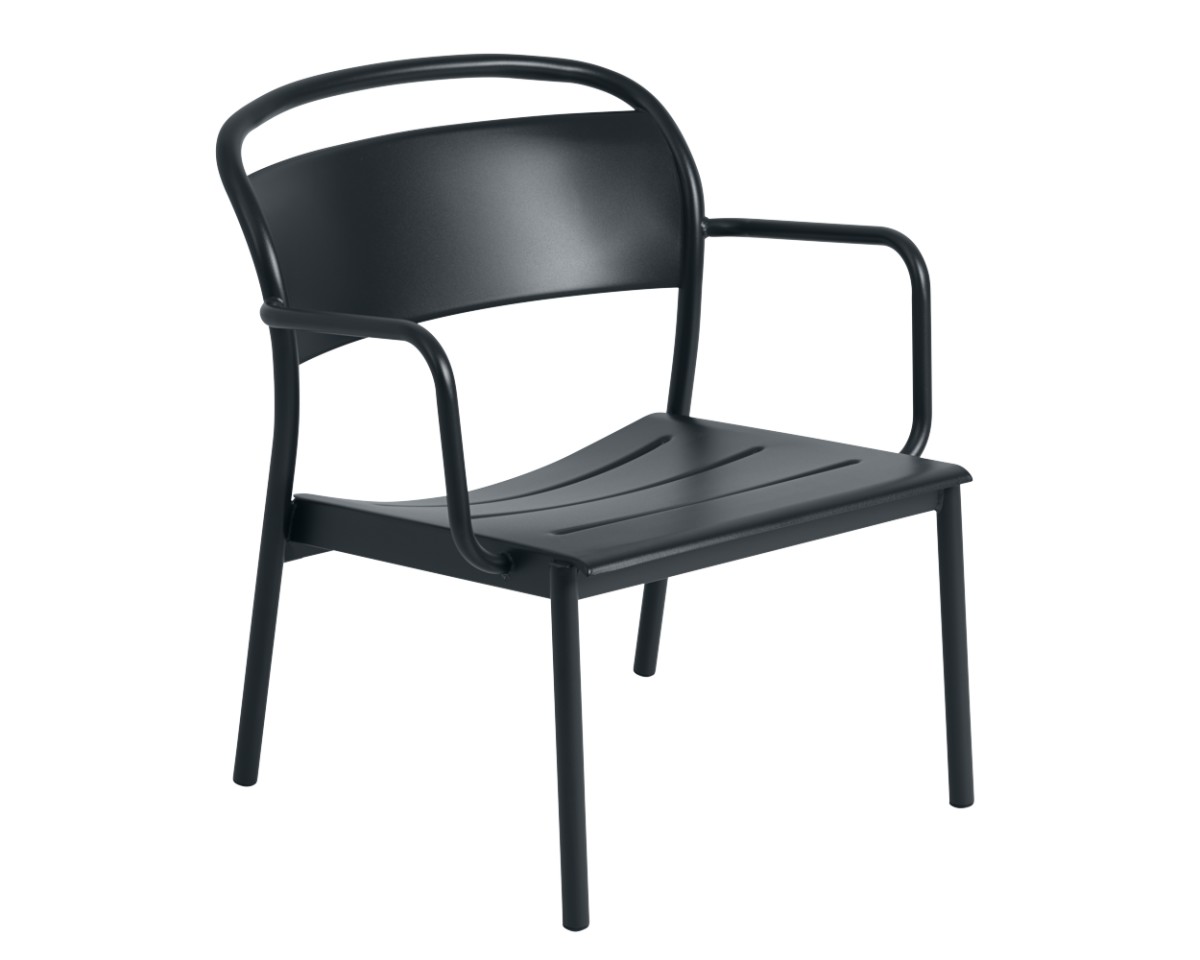 Linear Steel Lounge Armchair