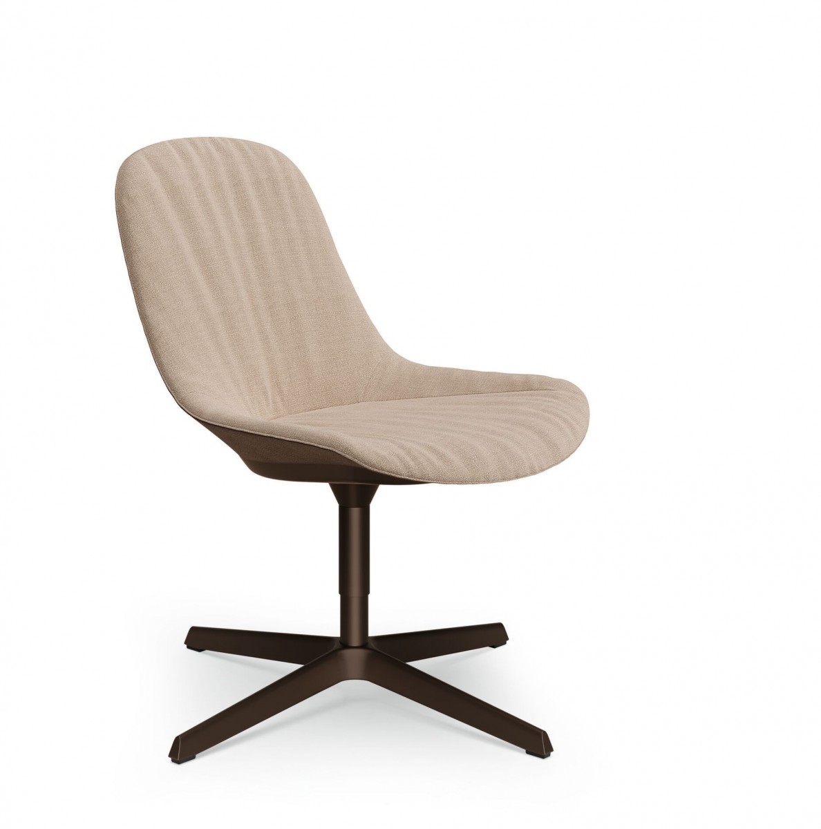 Sheru Chair, 4-Star Base, No Arm (Casual Upholstery Look)