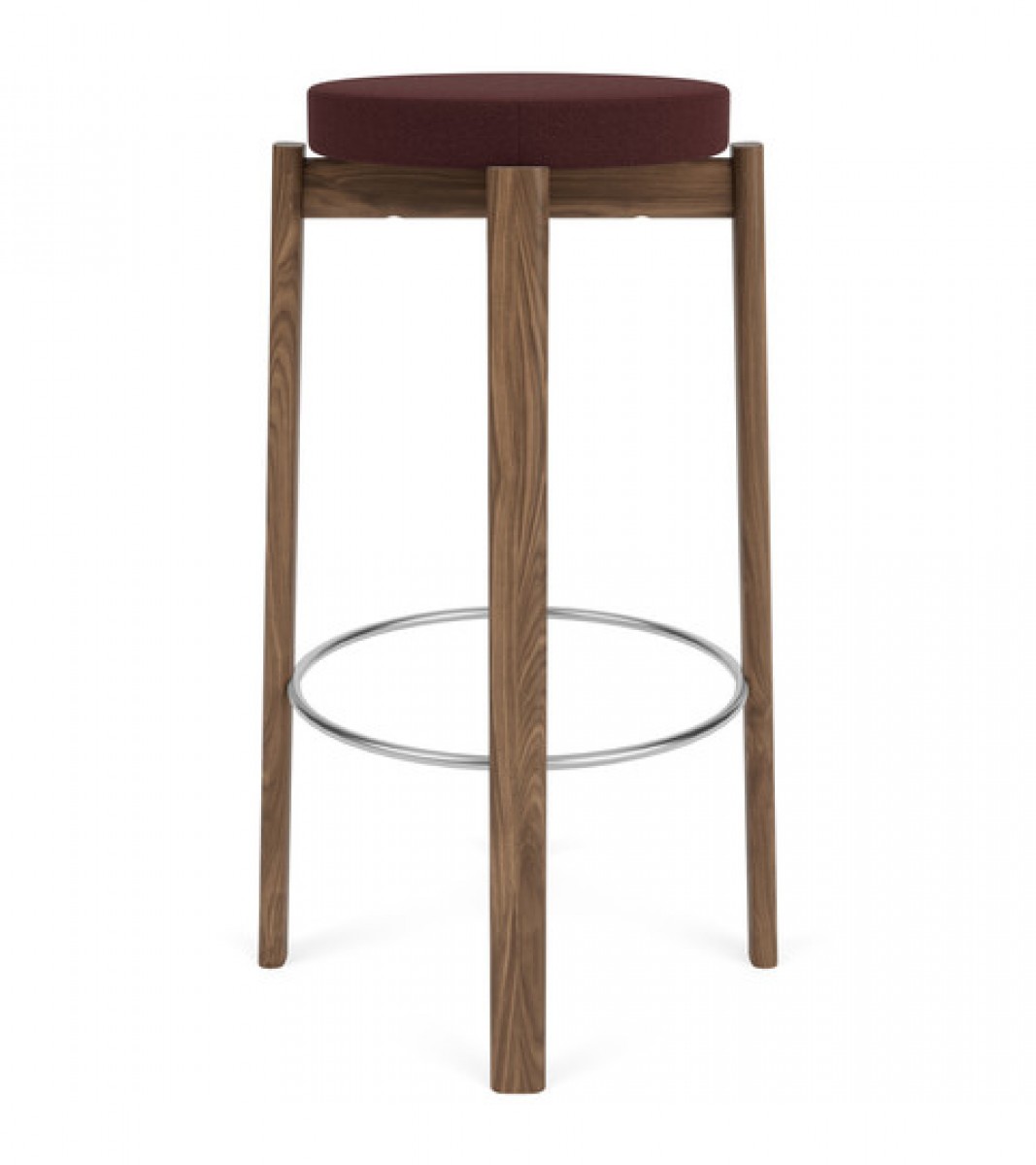 Passage Bar Stool, Upholstered Seat