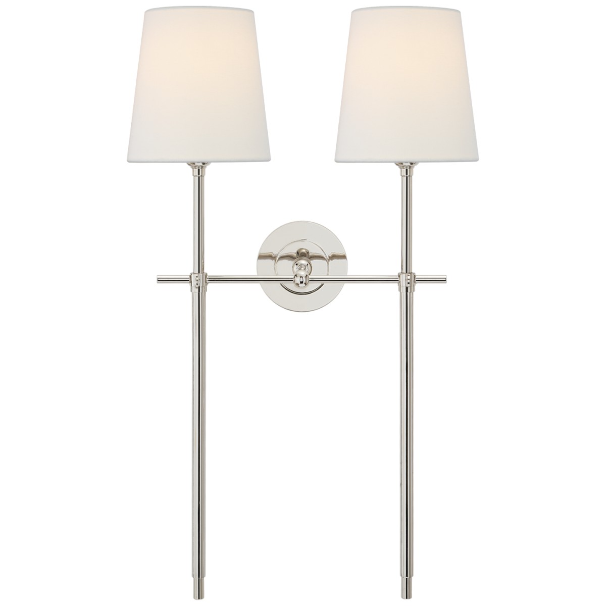 Visual Comfort Two Light Brass Sconce