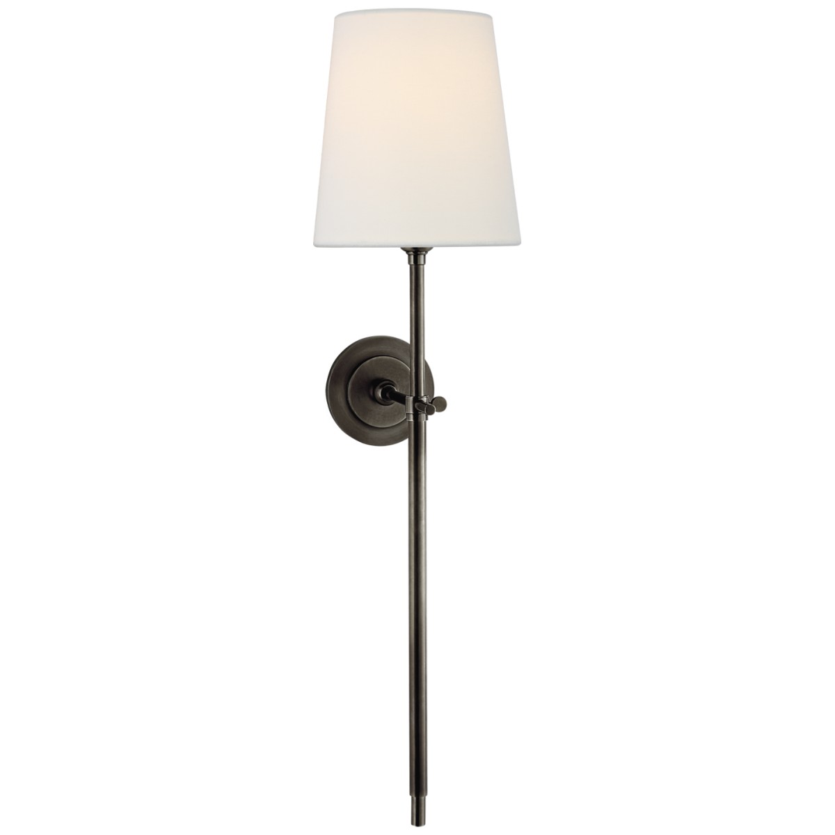 Bryant Large Double Tail Sconce in Hand-Rubbed Antique Brass with Natural  Paper Shades - Lighting - Laura of Pembroke