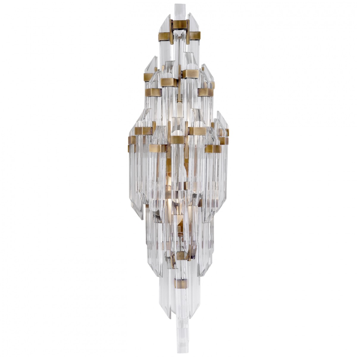 Adele Small Sconce with Clear Acrylic Shade