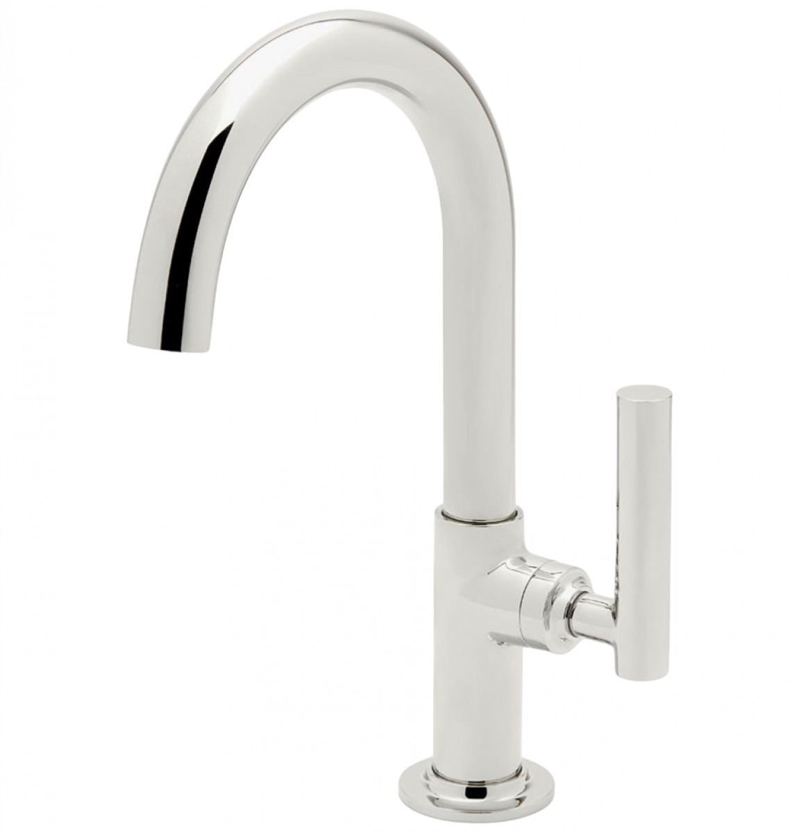 Bond Solo Series One Hole Gooseneck Bar Faucet with Straight Lever Handle | Highlight image