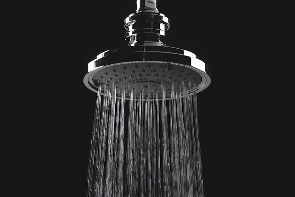 Riverun 5" Showerhead with Adjustable Spray with 8" Wall Mounted 45 Degree Shower Arm | Highlight image 1