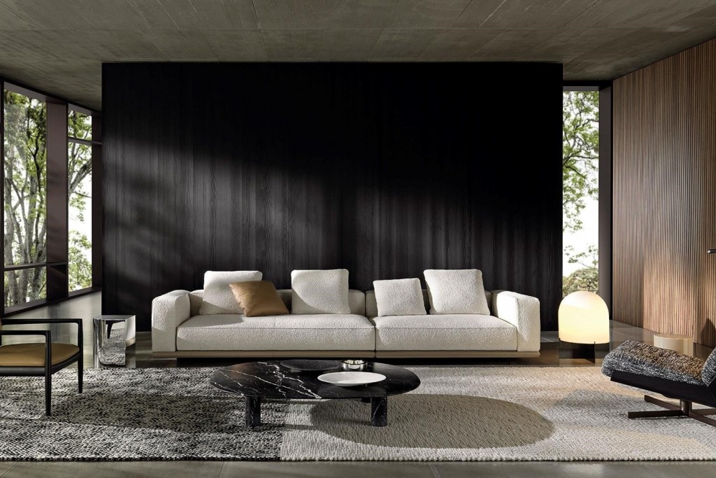 Horizonte Sectional Sofa: Horizonte Element with 1 Armrest (SX) and Horizonte Element with 1 Armrest (DX) | Highlight image 1