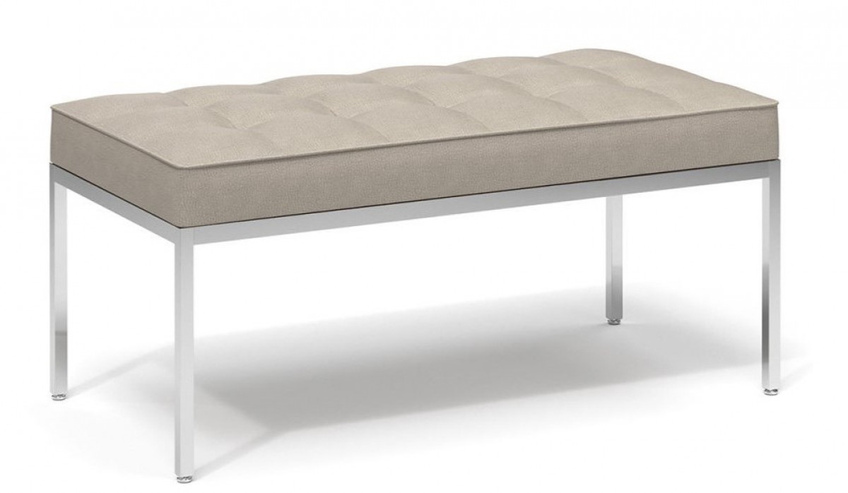 Florence Knoll Relax Rectangular Bench - 42 cm High, Two Seat | Highlight image